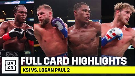 ksi vs logan paul 2 fight card|LOOKING BACK .
